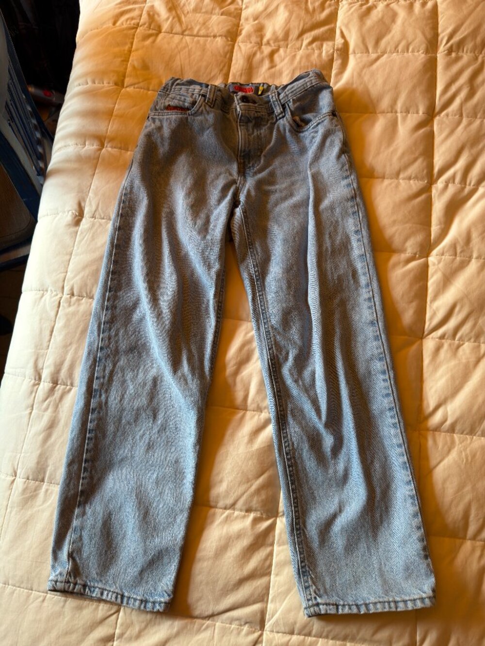 Empyre Loose Fit Skate Jeans Light Wash Baggy Y2K Size 26”